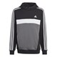 Adidas 3S TIB JR HOOD BLACK/GREY