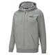 Puma ESS ZIP S LOGO HOOD GREY